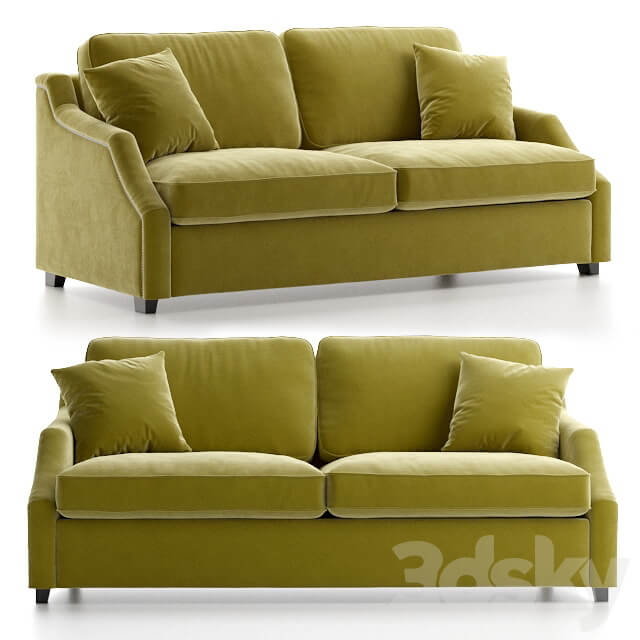 Sofa bed triple Windsor with molding