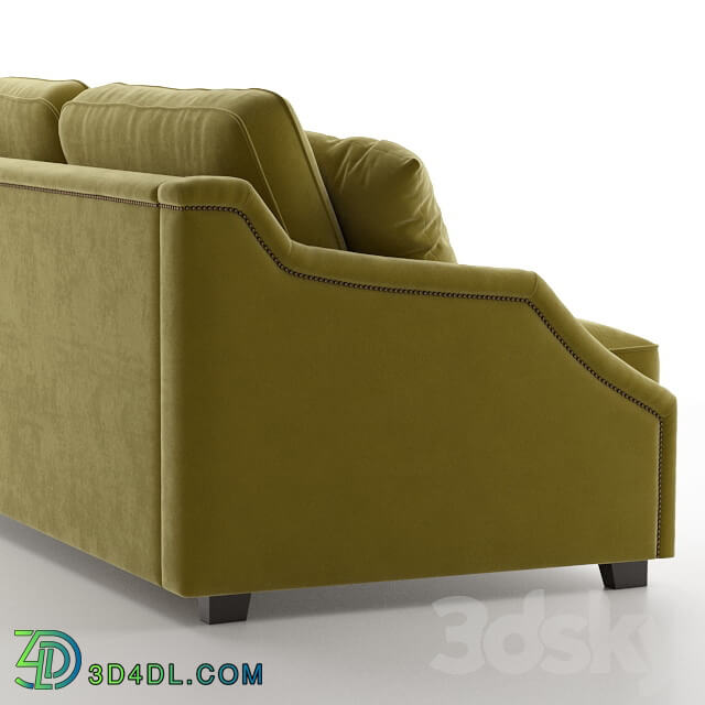 Sofa bed triple Windsor with molding