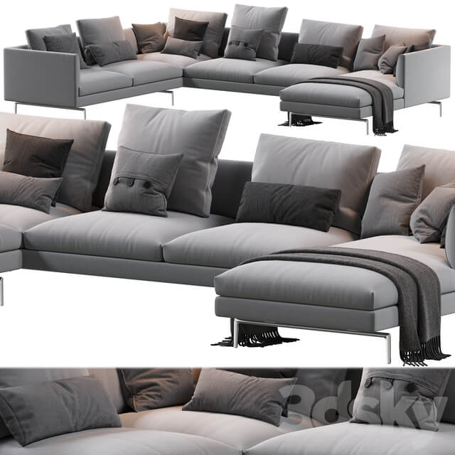 1333 Flamingo Zanotta Sofa