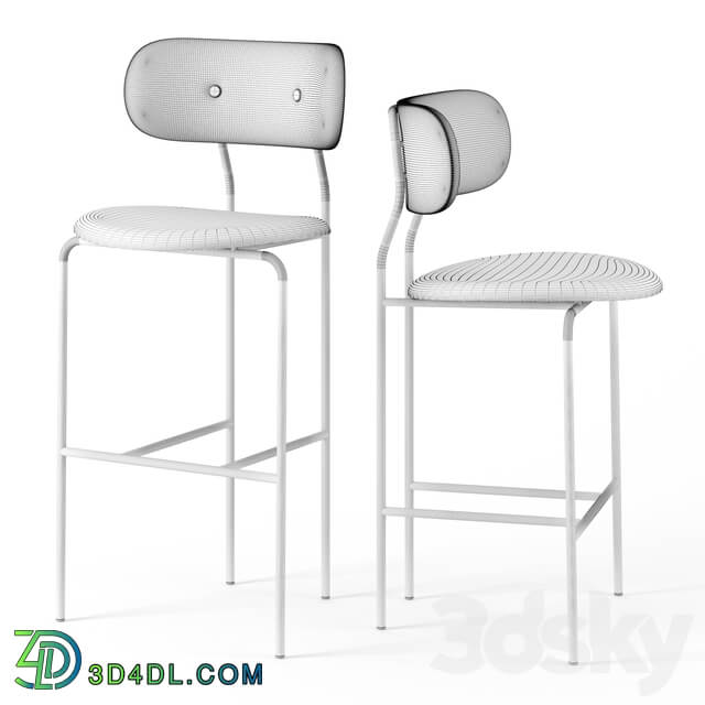 Coco bar stools by Gubi