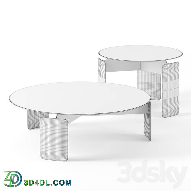 Shirudo tables by Mingardo