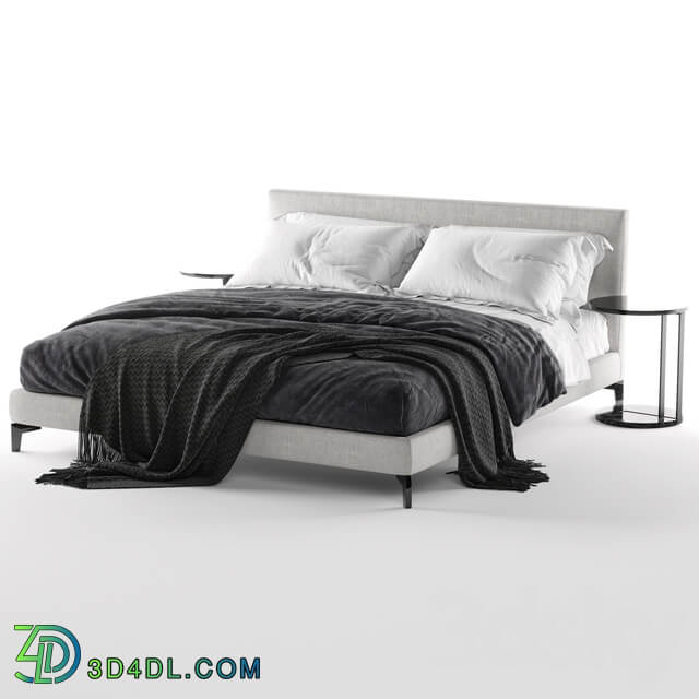 Bed Bed Meridiani Stone Up