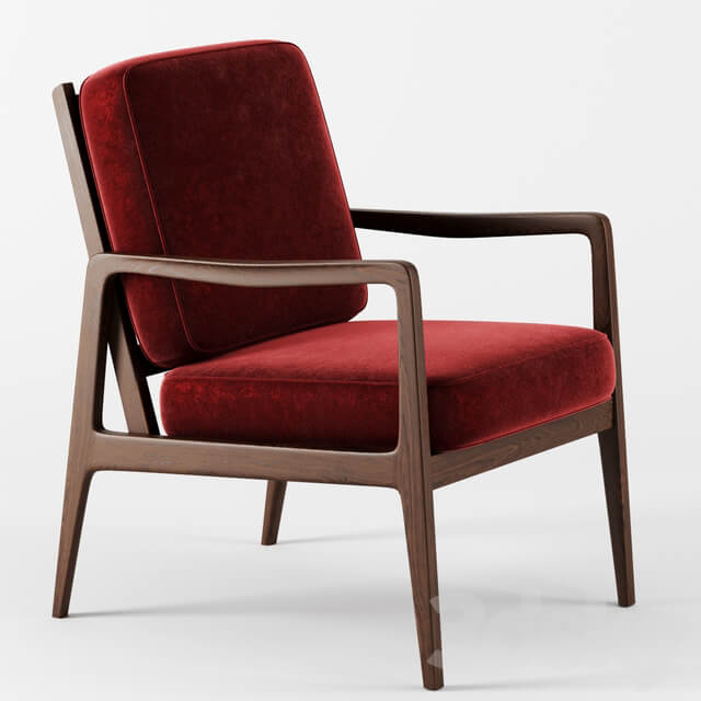 Mid century modern armchair