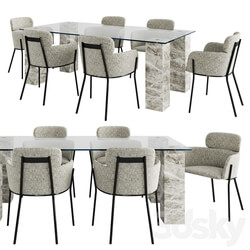 Table Chair CB2 Dinning Set 