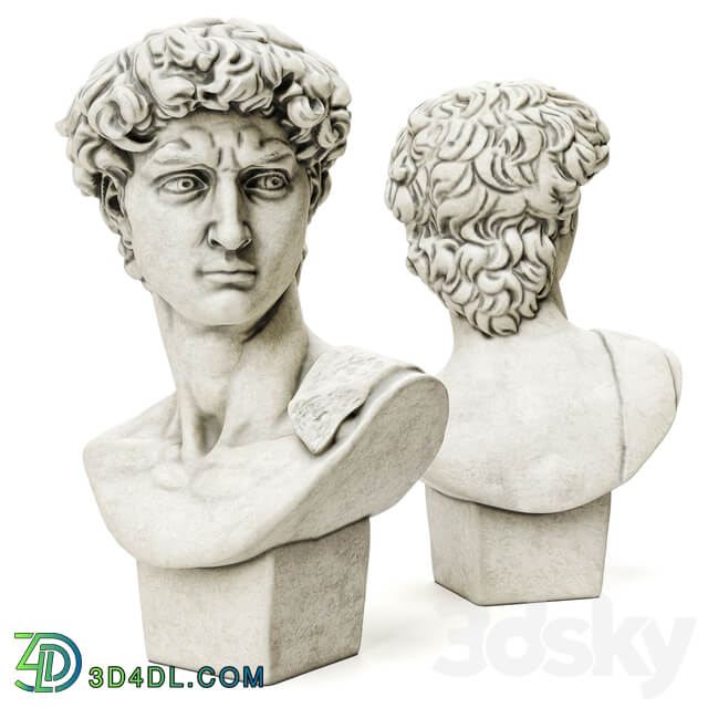 Bust of David Sculpture Michelangelo