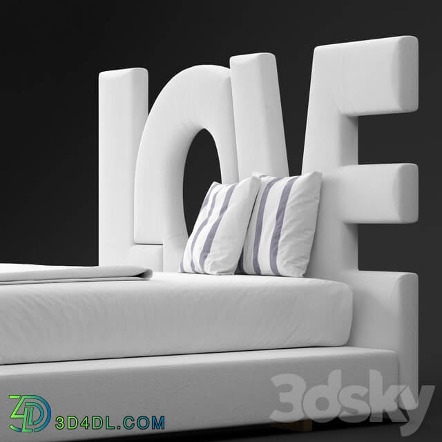 Bed Love bed by erba italia