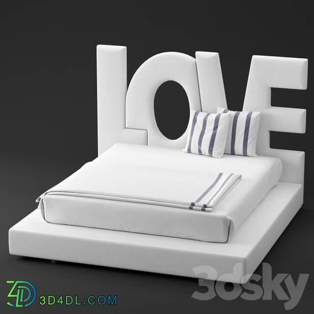 Bed Love bed by erba italia