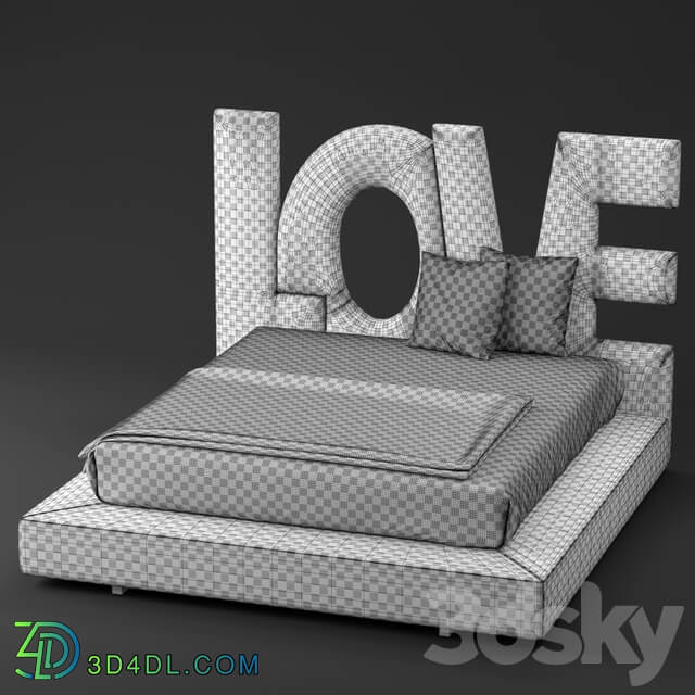 Bed Love bed by erba italia