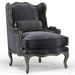 Louis XV Bergere Wing Armchair 