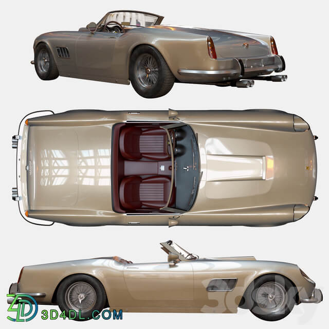 Ferrari 250 GT SWB California Spyder V ray 