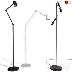 A set of floor lamps. IKEA NYMÅNE. PANZERI TUBINO 