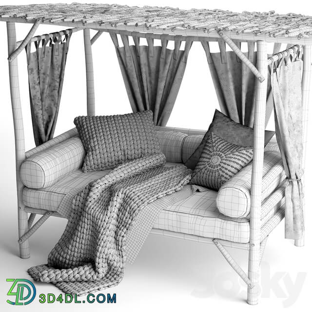 Serengeti daybed Other 3D Models