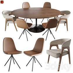 Table Chair Table Tulip chairs Salerno and Bern Deephouse 