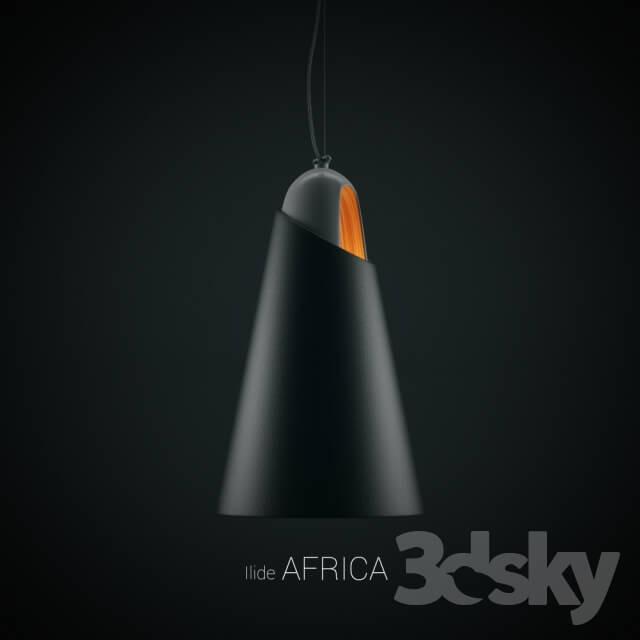 Hanging lamp Ilide AFRICA Pendant light 3D Models