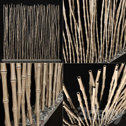 Bamboo thin branch decor n3 Decor from thin bamboo branches 