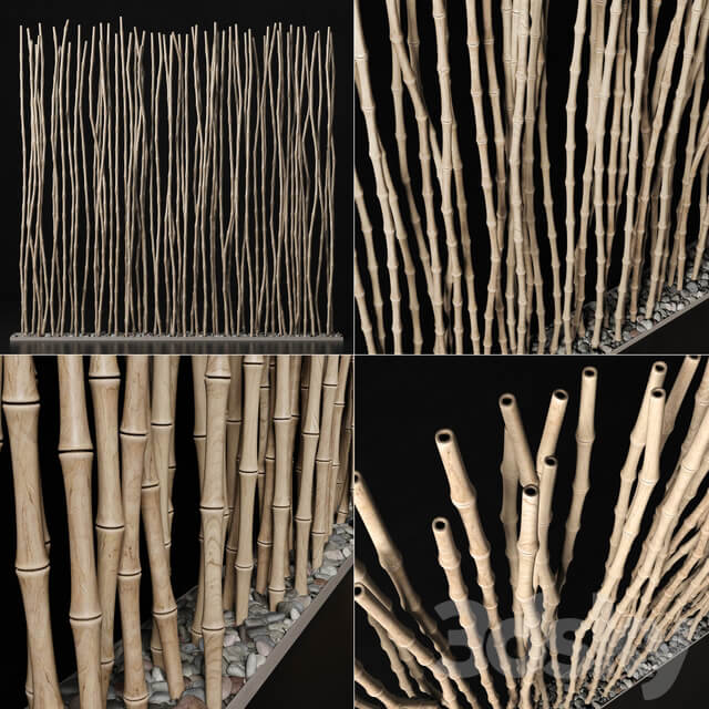 Bamboo thin branch decor n3 Decor from thin bamboo branches