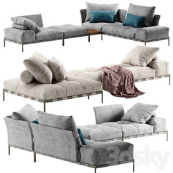 Saba Italia Pixel Light sofa set 4 