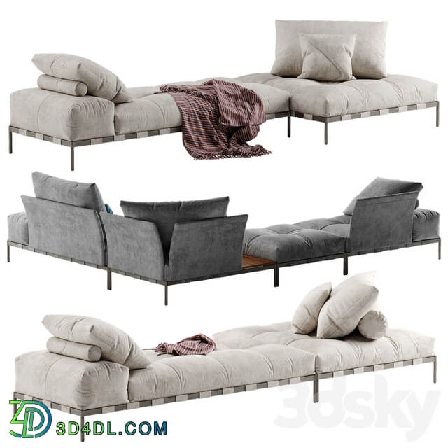 Saba Italia Pixel Light sofa set 4