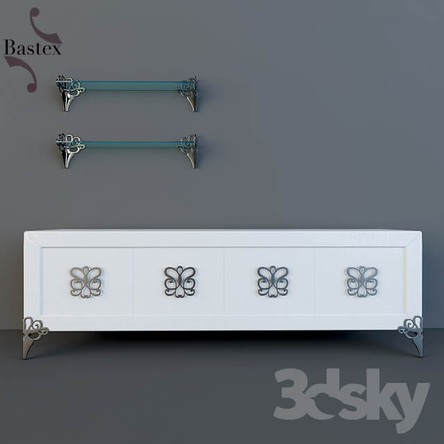 Sideboard Chest of drawer Bastex Ivory Titania WTIMTV WTIM090