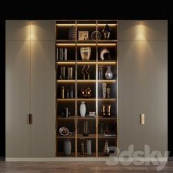 Wardrobe Display cabinets Furniture composition 22 
