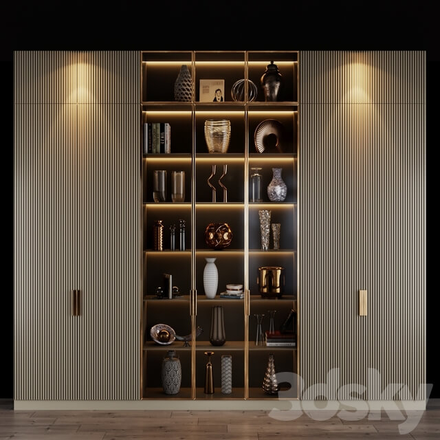 Wardrobe Display cabinets Furniture composition 22