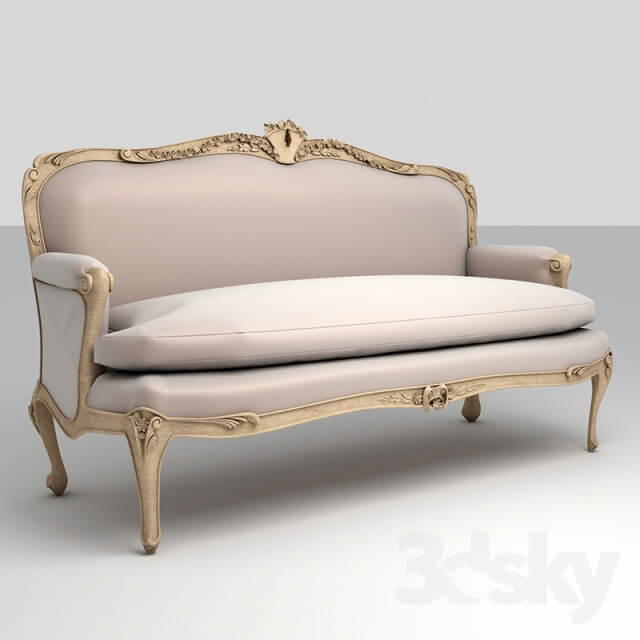 Classic Louis XV style sofa