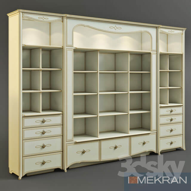 Wardrobe Display cabinets Mekran