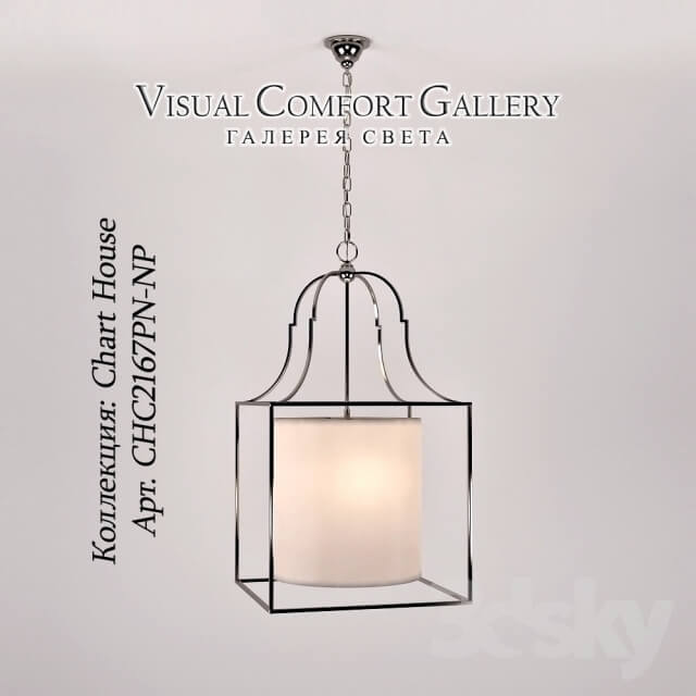 Ceiling light Visual Somfort CHC2167PN NP Pendant light 3D Models