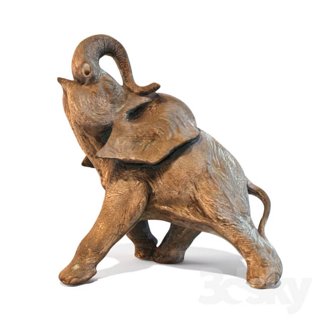 Decorative elephant statue