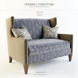 Sherrill Furniture Settee 4021 