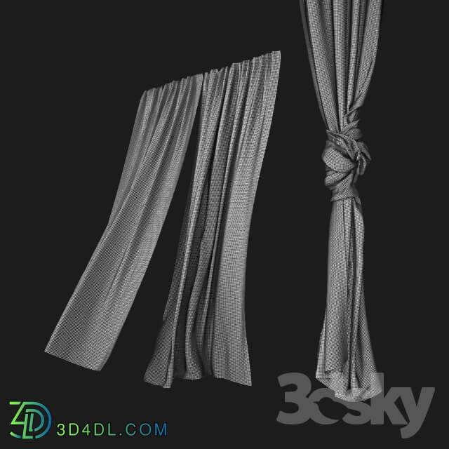 A set of curtains 1