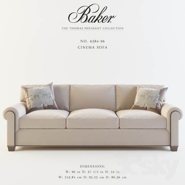 BAKER CINEMA SOFA No 6384 96