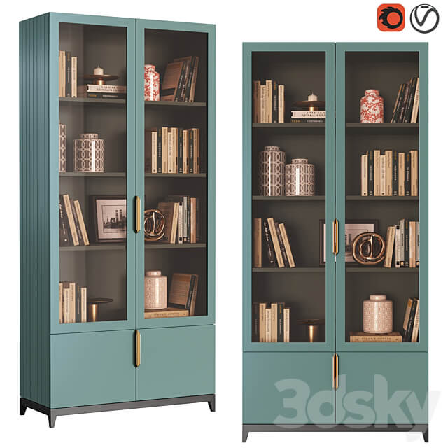Wardrobe Display cabinets Dantone Home Showcase Library Metropolitan