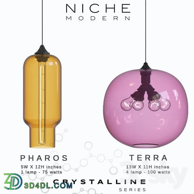 Pendant lights Niche Crystalline 4