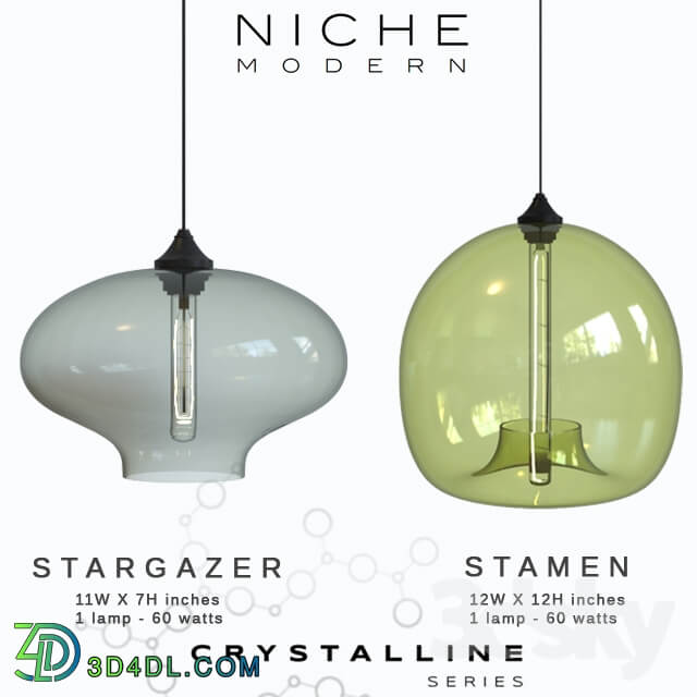 Pendant lights Niche Crystalline 4