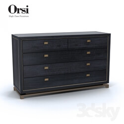 Sideboard Chest of drawer Orsi BRONZE CHEST of DRAWERS XII 