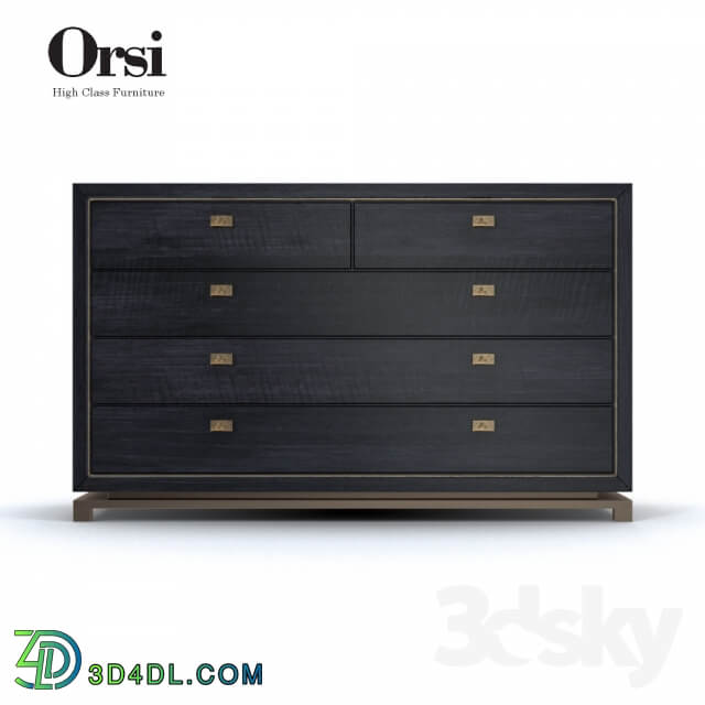 Sideboard Chest of drawer Orsi BRONZE CHEST of DRAWERS XII