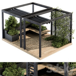 Other Roof Garden and Landscape Furniture with Pergola 05 