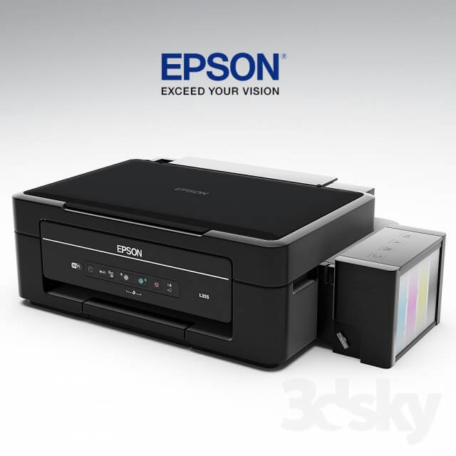 Printer EPSON L355 PC other electronics 3D Models