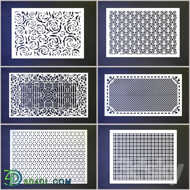 Other decorative objects Decorative screens a lattice collection 1 