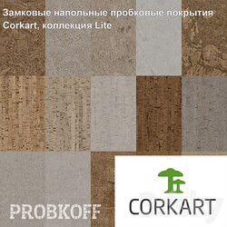 OM CORKART cork flooring LITE collection 3D Models 3DSKY 