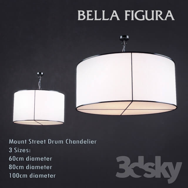 Bella Figura Mount Street Drum Chandelier