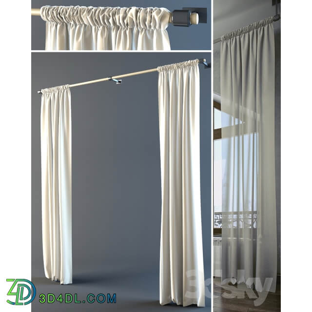 Long curtains