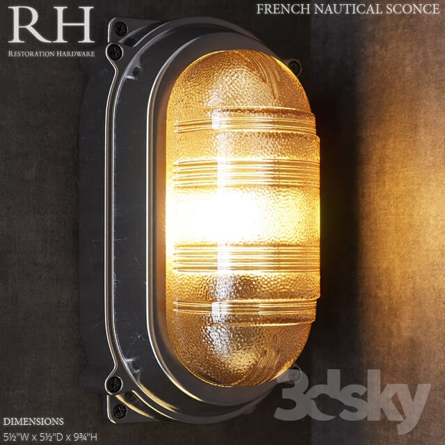 RH French Nautical Sconce