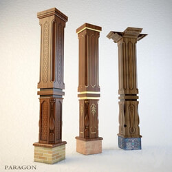 Other decorative objects Uzbek national columns 