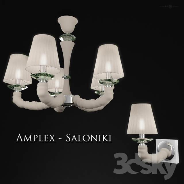 Amplex Saloniki Pendant light 3D Models