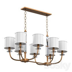 386017508 Chandelier CHIARO Palermo Pendant light 3D Models 3DSKY 