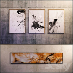 The picture in the frame 12 Pieces Collection 10 Abstract 