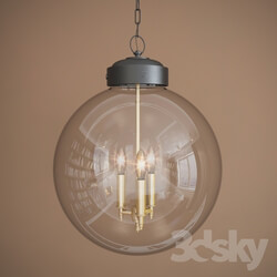 Hampton Lighting Glass Sphere Chandelier 