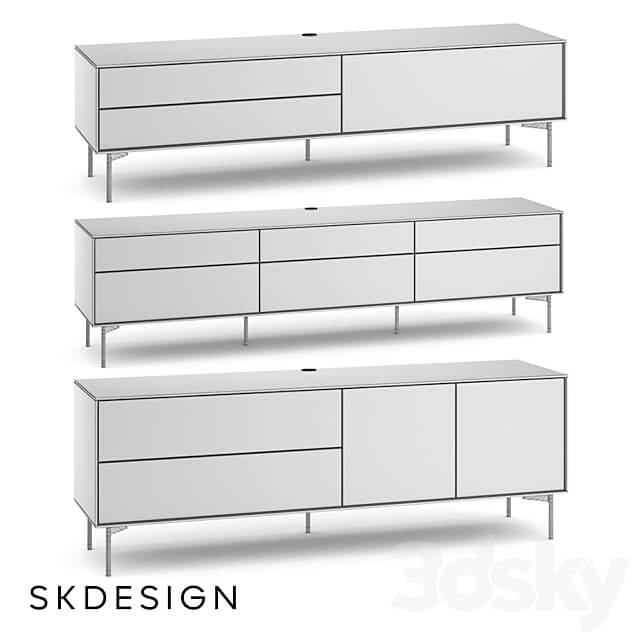 TV stand Borge Sideboard Chest of drawer 3D Models 3DSKY